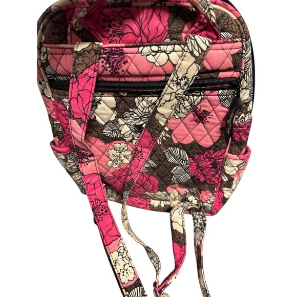 Vera Bradley Floral Quilted Cotton Backpack - Picture 4 of 7